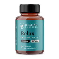 RELAX - Sesame Oil Capsules |  CBD + CBN | 30