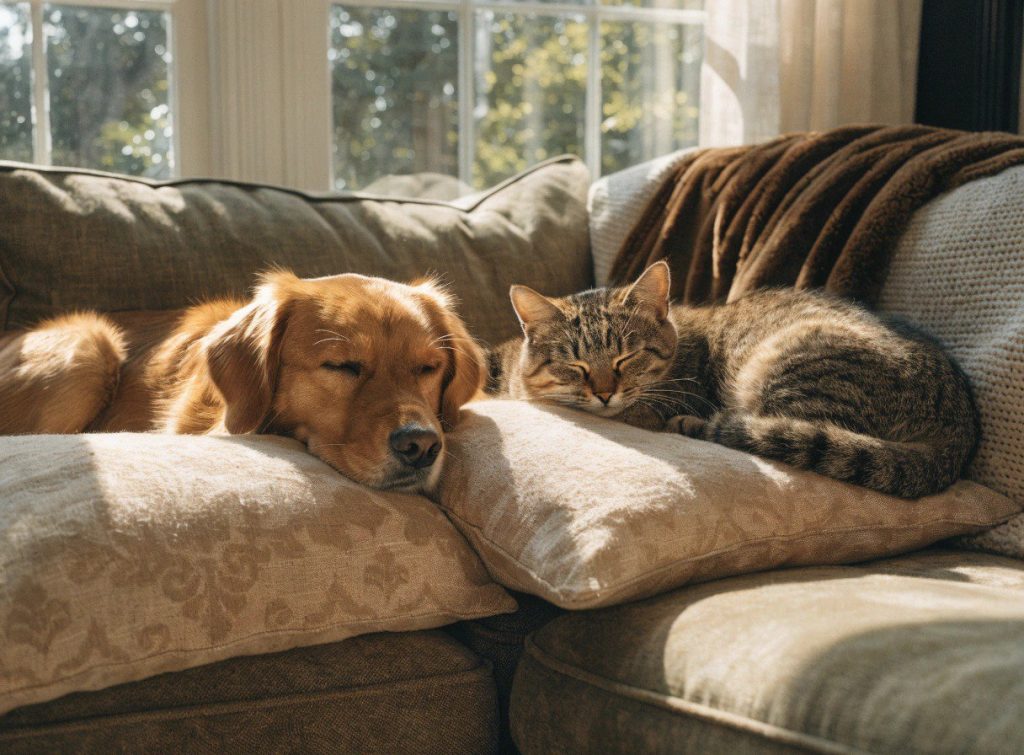 Healing Essence | CBD for Pets: a Gentle, Safety-First Guide for Dogs and Cats | happy healthy dog and cat together best friends 25ab22db933d4a3a396536fb11de6023 2000 CBD for Pets: a Gentle, Safety-First Guide for Dogs and Cats cover